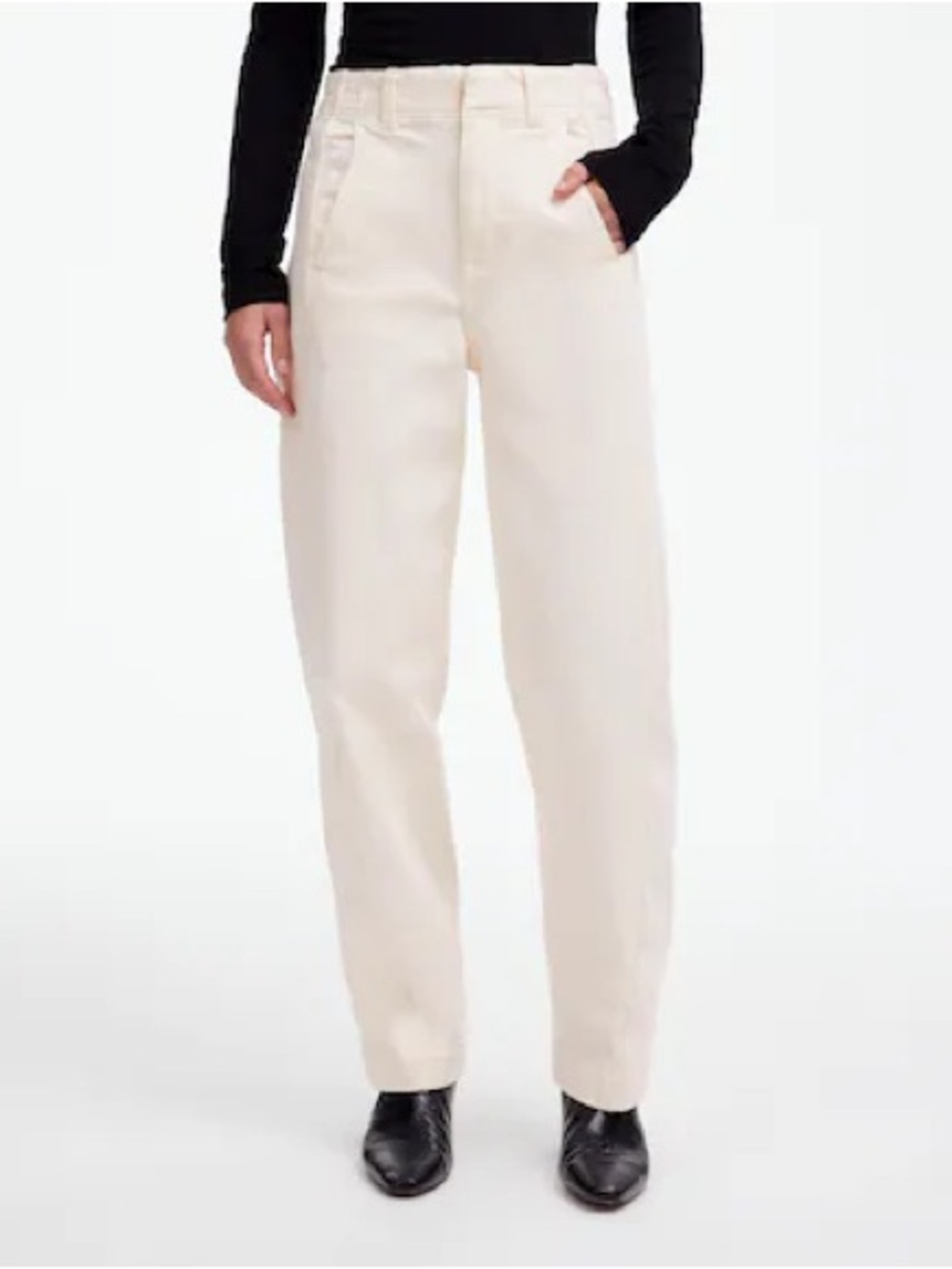 NWT Madewell tapered denim trousers